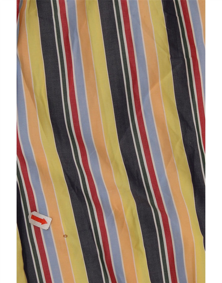 Camisa masculina de manga curta Paul & Shark grande listrada multicolorida