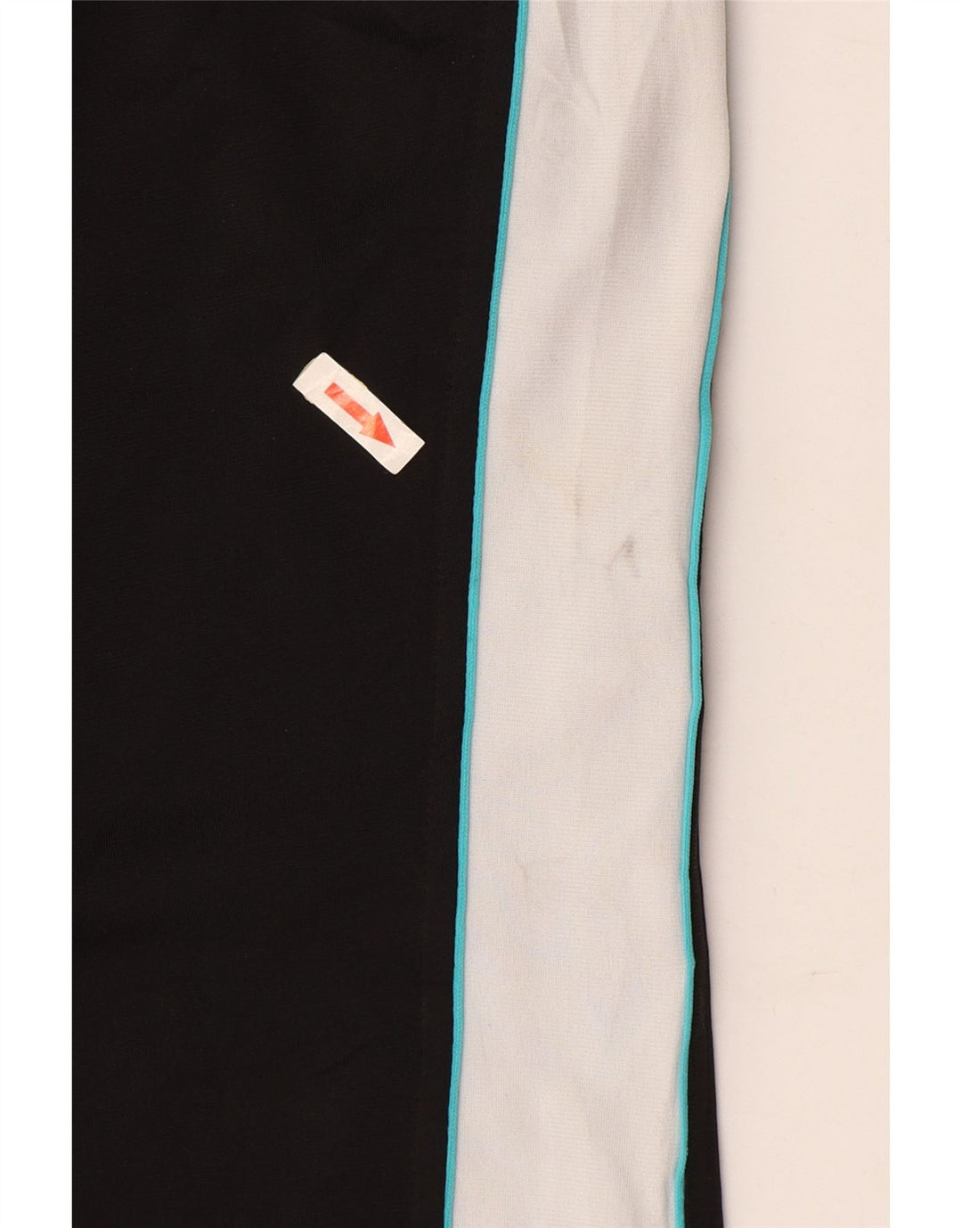 Calça de treino feminina PUMA UK 14 grande preto colorblock poliéster