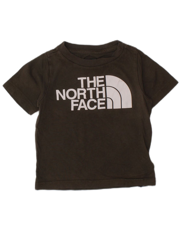 Camiseta gráfica THE NORTH FACE para bebês meninos 18-24 meses algodão cáqui