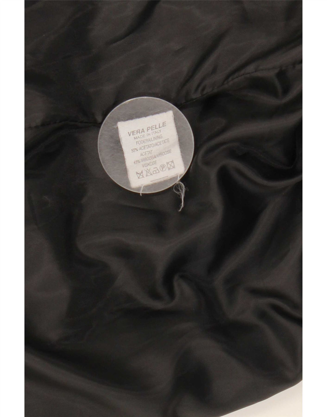 Jaqueta de couro masculina vintage IT 52 XL couro preto