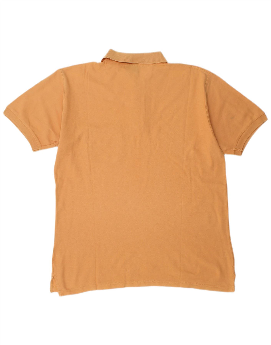 Camisa polo masculina VINTAGE grande algodão laranja