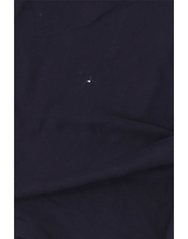 Ralph Lauren Top de equitação feminino manga comprida Reino Unido 12 médio azul marinho