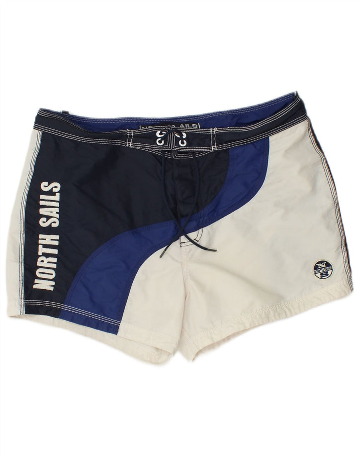 Shorts de natação masculino North Sails Graphic médio multicolorido