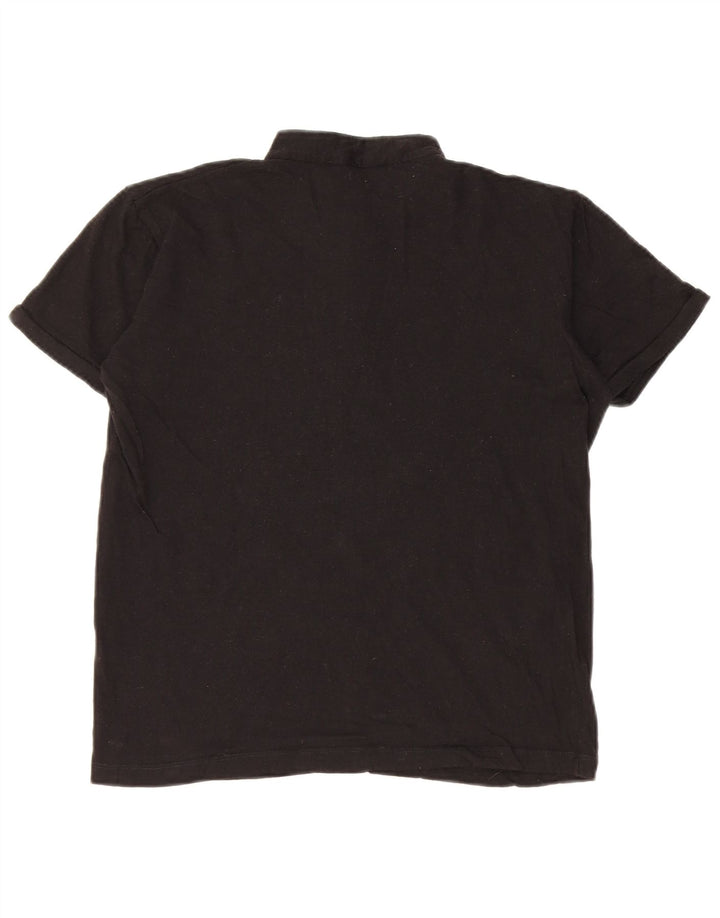 Camisa polo feminina Trussardi UK 14 médio preto