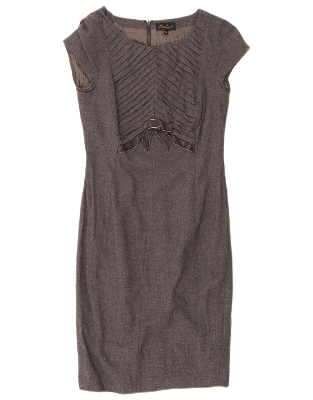Vestido bainha feminino Luisa Spagnoli IT 42 cinza médio