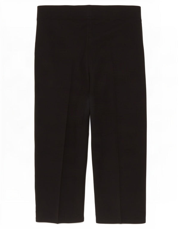 Leggings capri femininas Marks & Spencer Reino Unido 16 grande algodão preto