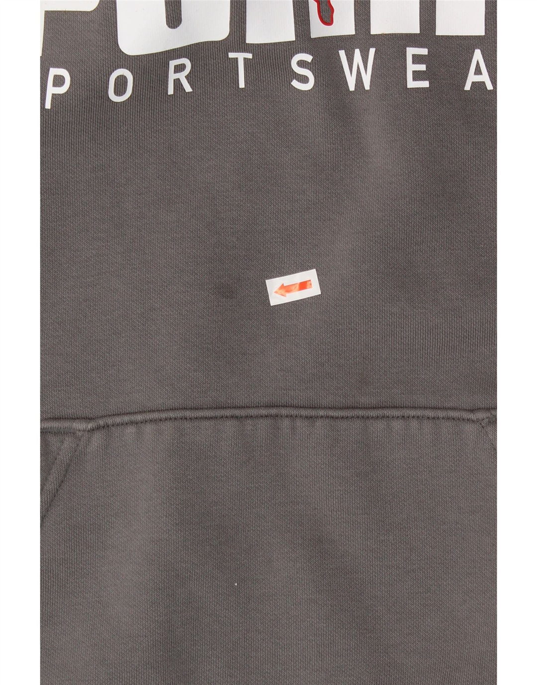 PUMA Boys Graphic Hoodie Jumper 13-14 Years Grey Cotton Vintage Puma and Second-Hand Puma from Messina Hembry 