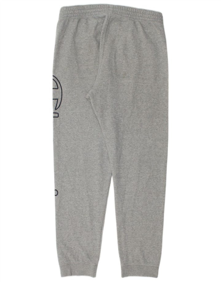 Calça esportiva masculina Champion Graphic Joggers pequena cinza manchada
