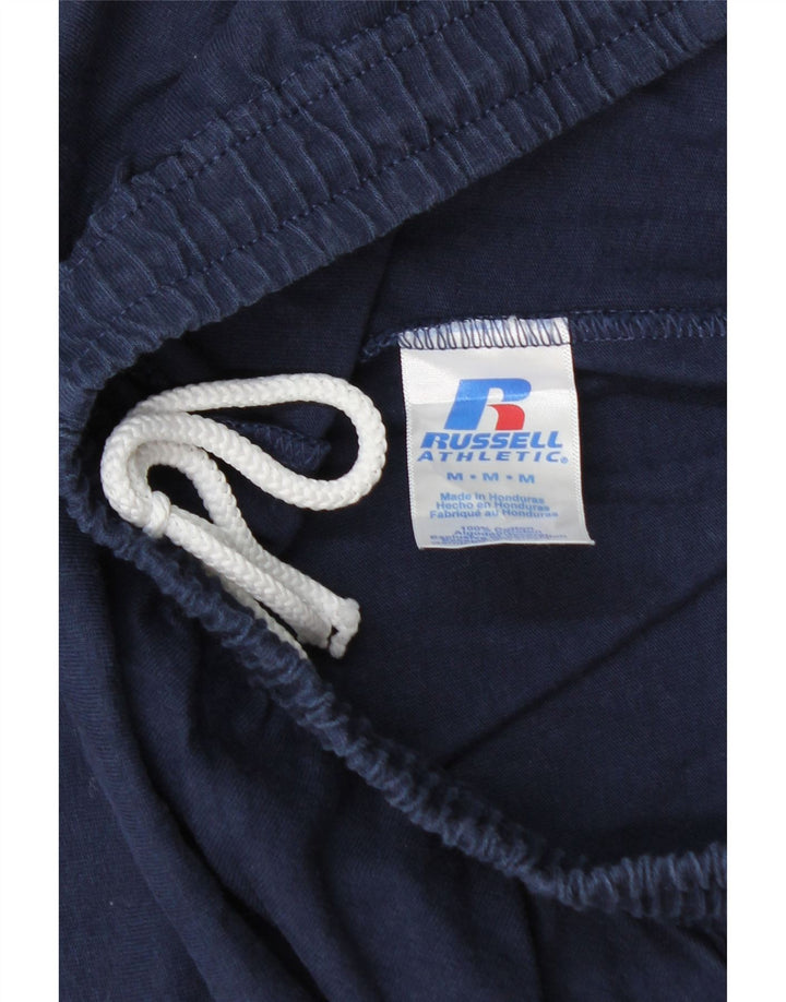 Shorts esportivos masculinos RUSSELL ATLÉTICO médio azul marinho algodão