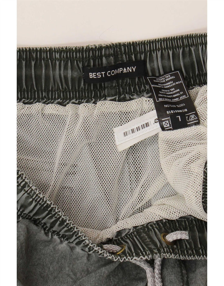 Shorts de natação masculino Best Company grande cinza nylon