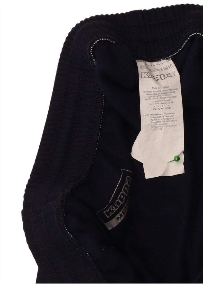 Calça de treino Kappa masculina Capri médio azul marinho poliéster