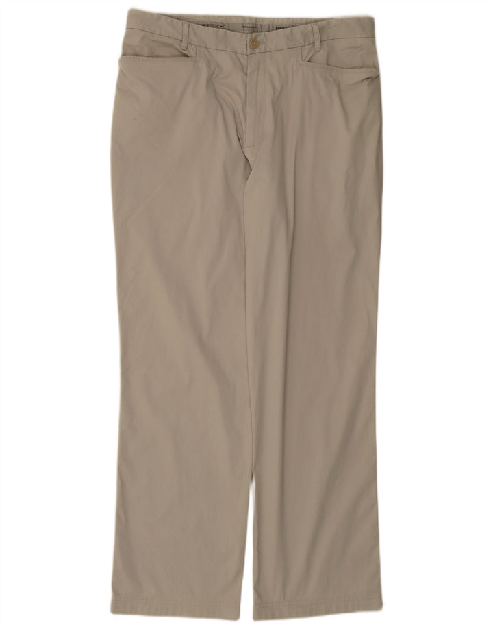 Calça feminina Nike Golf Regular Fit reta casual W36 L32 algodão verde