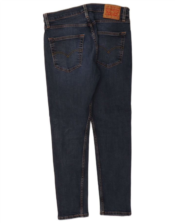 Calça jeans feminina Levi's 512 Slim Tapered W32 L30 azul algodão