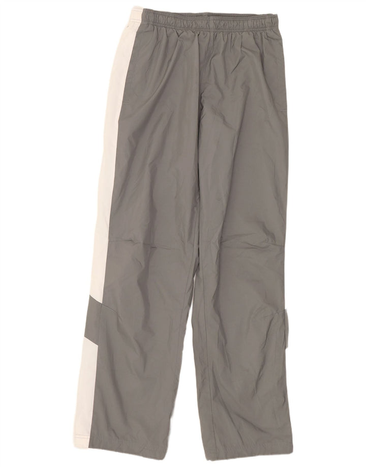 Calça de treino masculina Puma cinza médio colorblock poliéster