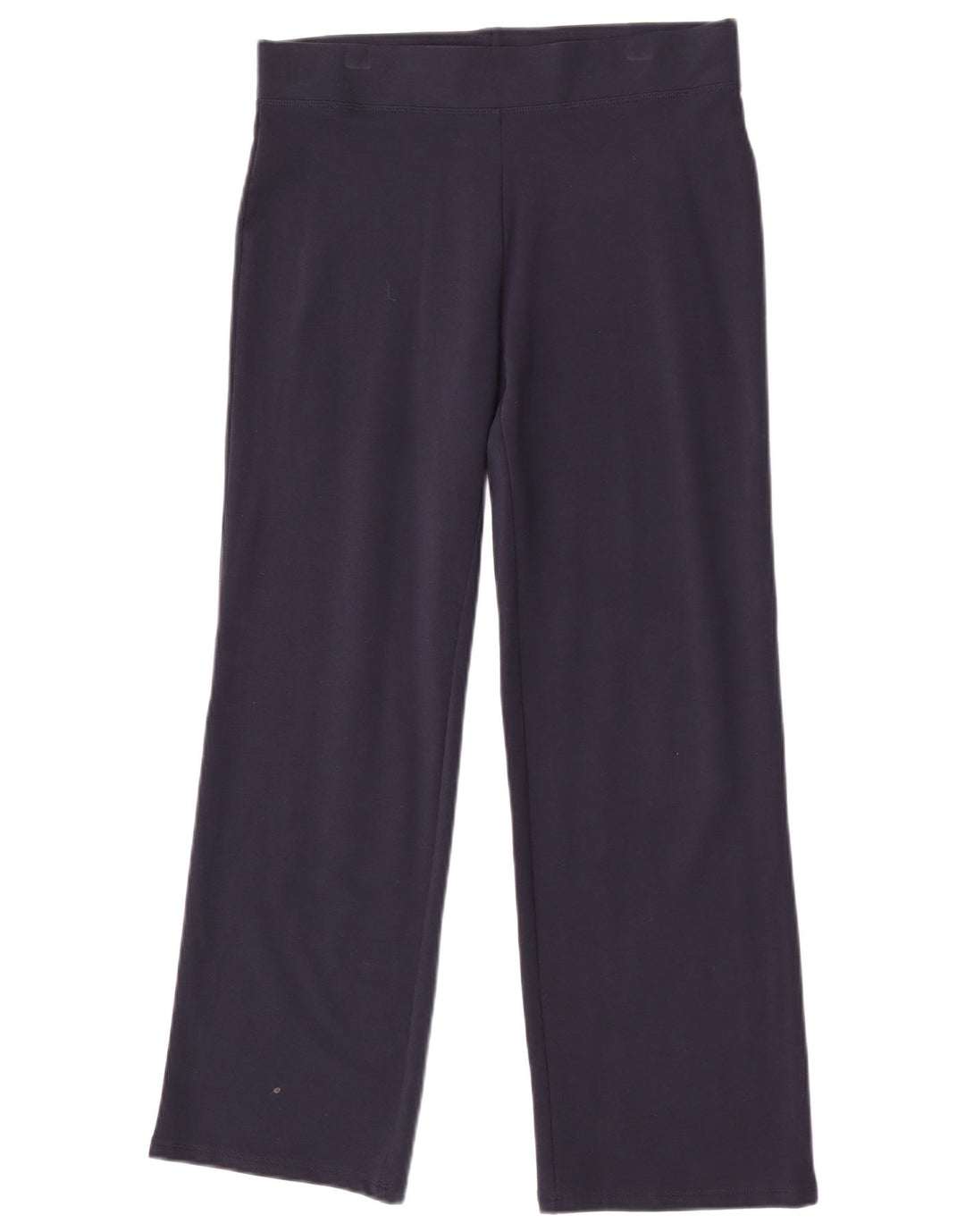 Calça de treino feminina Marks & Spencer Reino Unido 12 algodão azul marinho médio