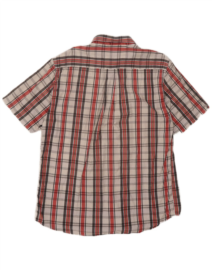Camisa masculina de manga curta Invicta 2XL xadrez vermelho