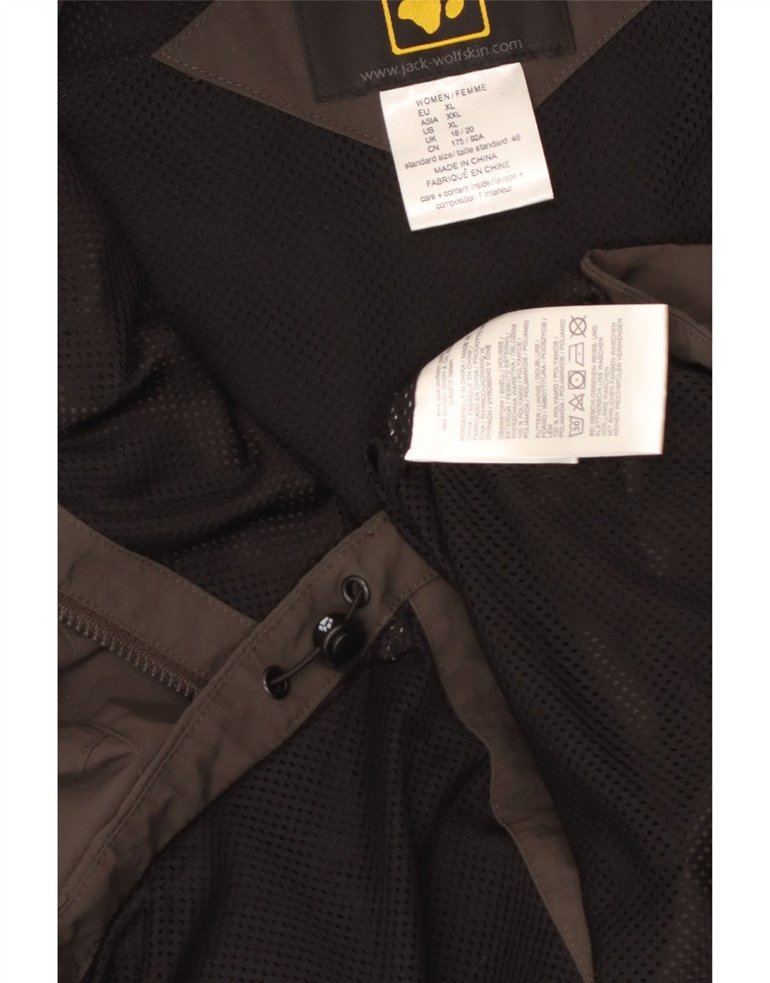 Jaqueta feminina sem mangas JACK WOLFSKIN Reino Unido 18/20 XL cinza