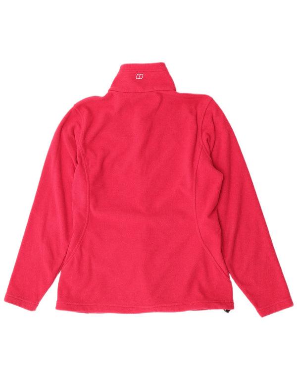 Jaqueta de treino feminina Berghaus UK 12 poliéster rosa médio