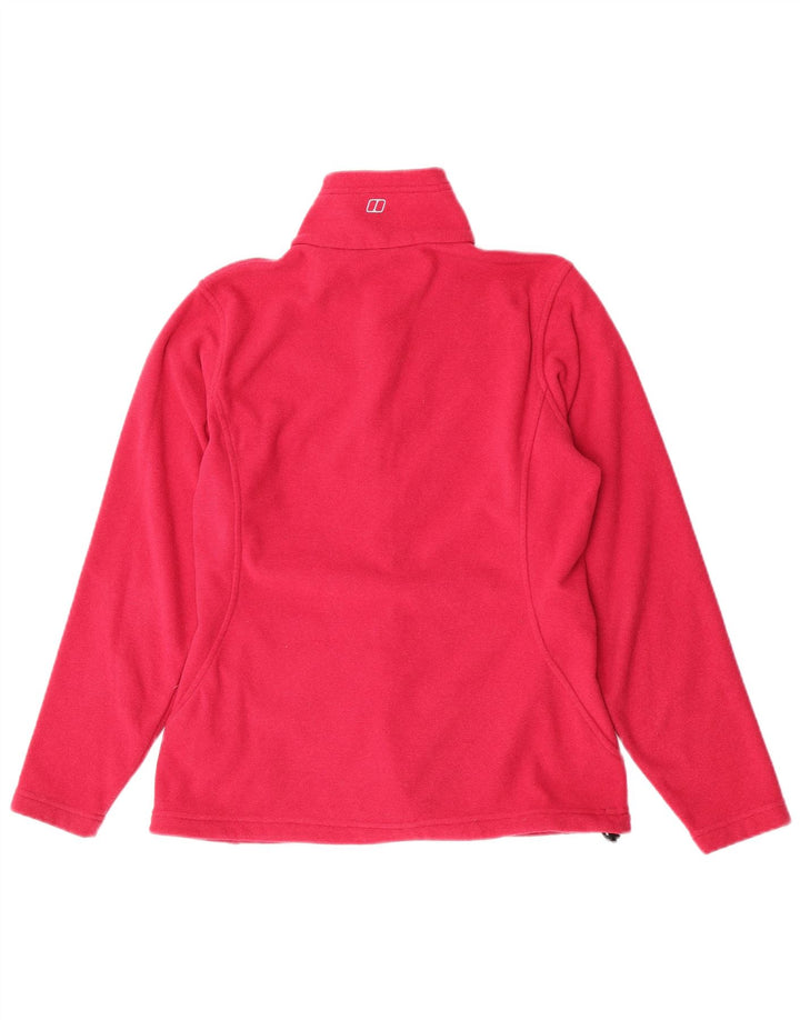 Jaqueta de treino feminina Berghaus UK 12 poliéster rosa médio