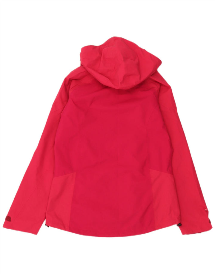 Jaqueta de chuva feminina com capuz Berghaus UK 10 pequena poliamida rosa