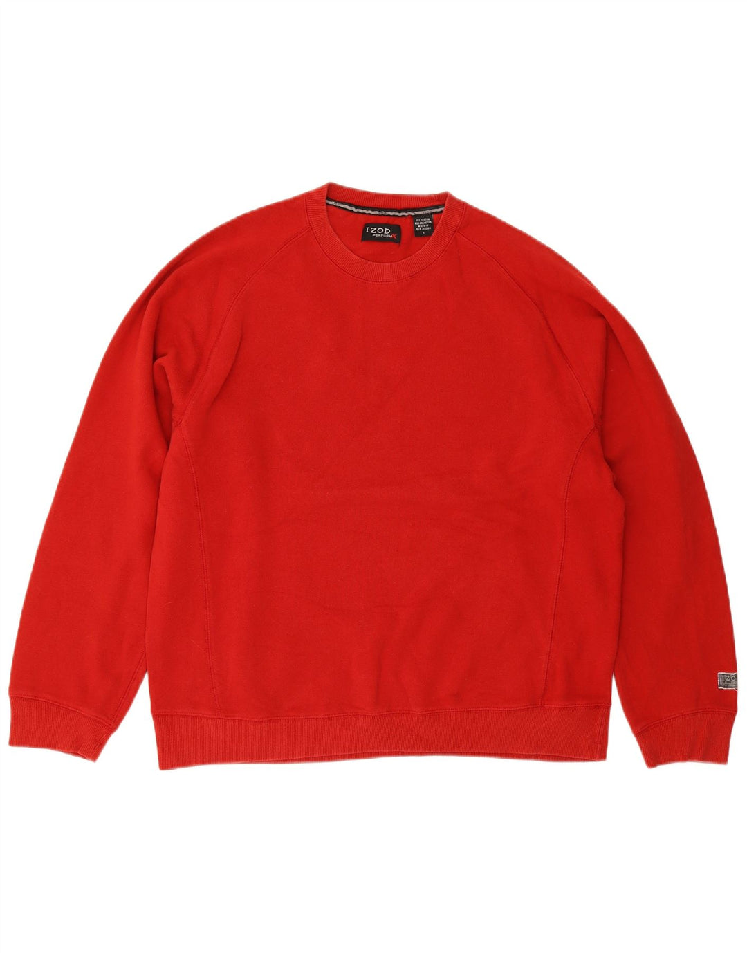 IZOD moletom masculino jumper grande algodão vermelho