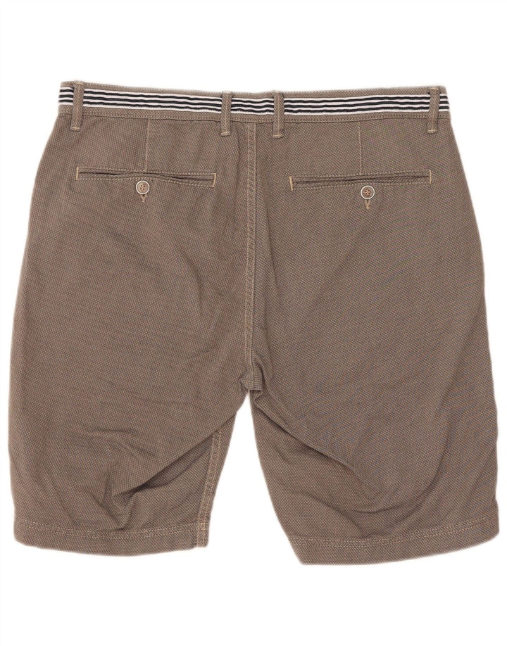 Daniel Hechter Mens Chino Shorts W35 Grande Algodão Cinza