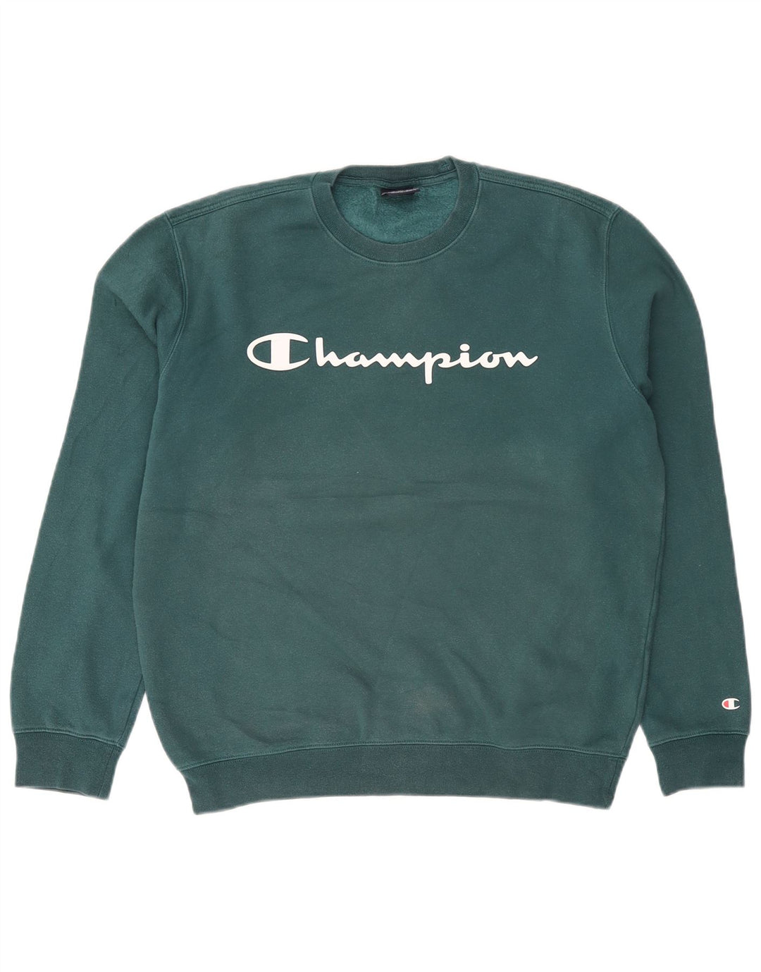 Champion moletom gráfico masculino jumper grande verde óxido