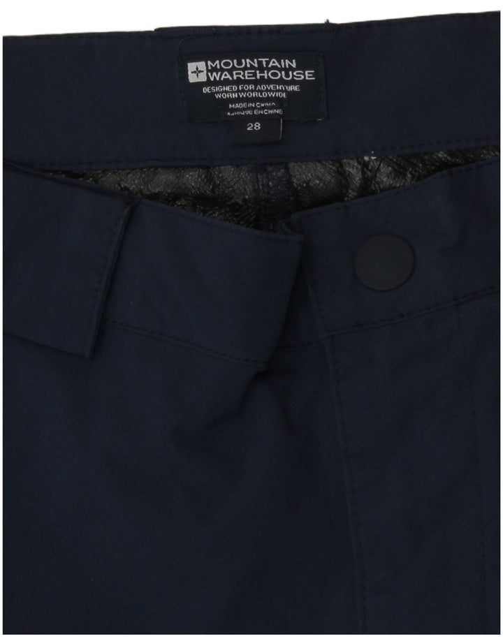 Calça cargo slim feminina Mountain Warehouse W28 L31 azul marinho