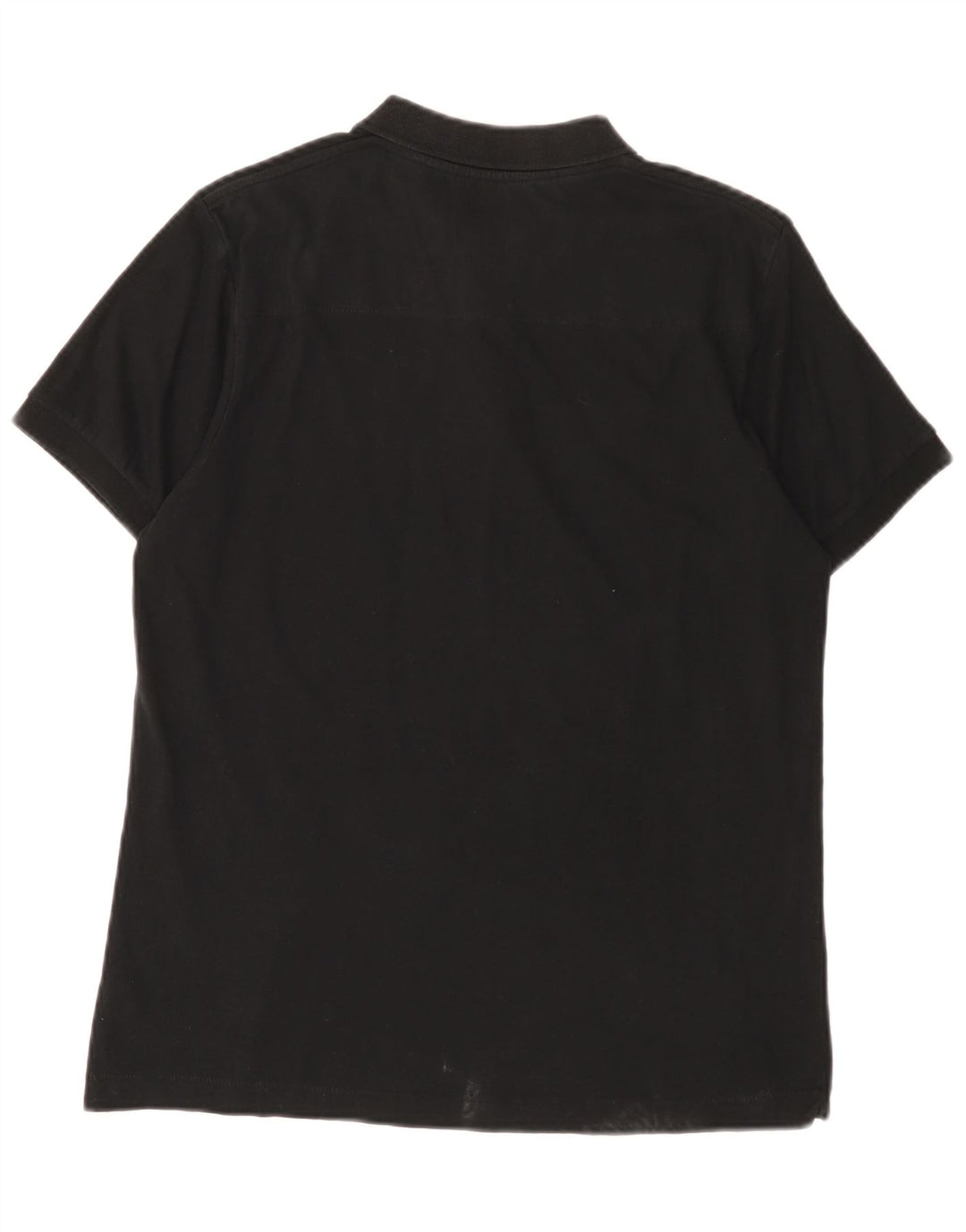Camisa polo masculina French Connection grande algodão preto
