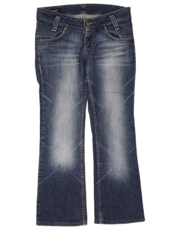 Lee Womens Leola Bootcut Jeans W30 L27 Azul Algodão