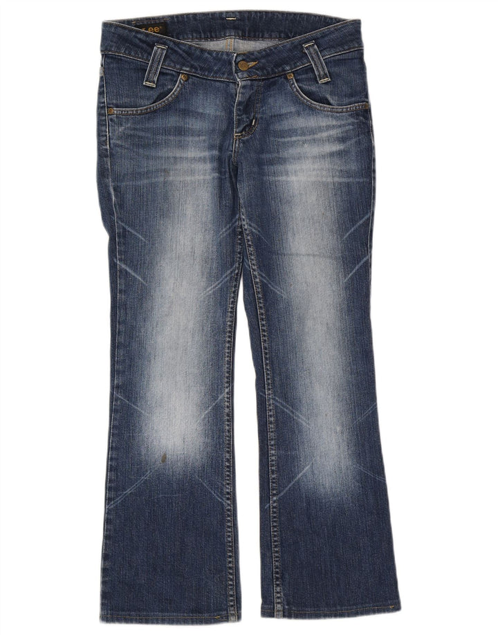 Lee Womens Leola Bootcut Jeans W30 L27 Azul Algodão