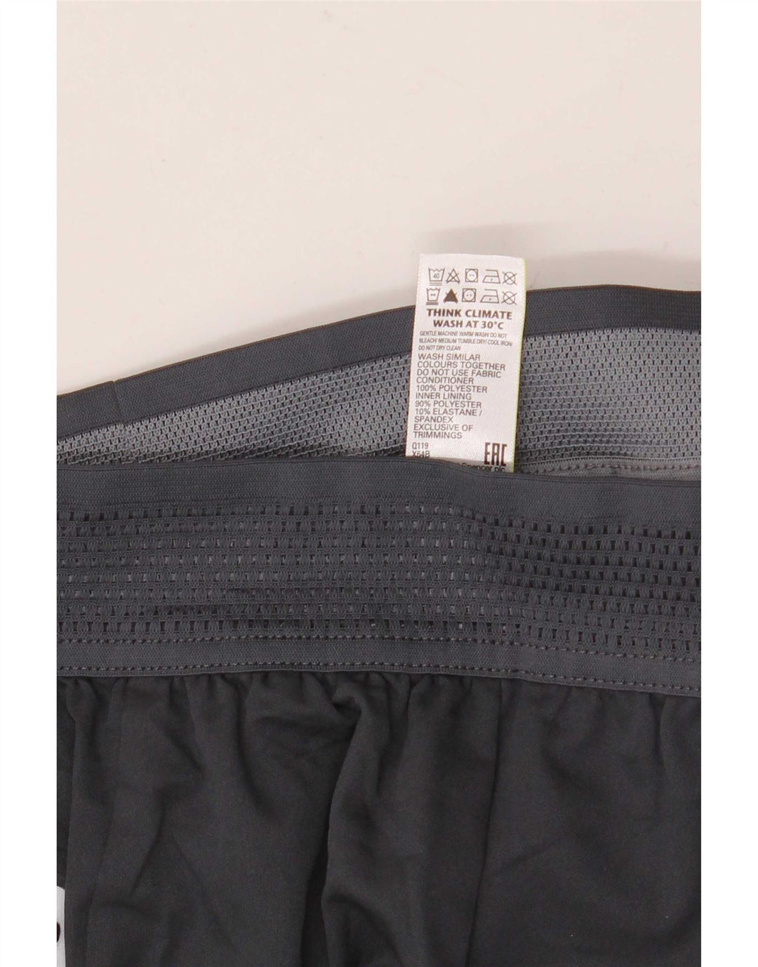 Shorts esportivos masculinos Marks & Spencer grande poliéster cinza