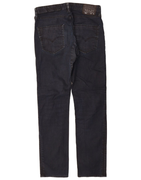 Levi's Masculino 511 Slim Jeans W32 L32 Azul Marinho Algodão