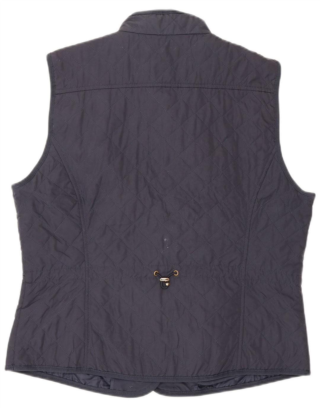 Colete acolchoado feminino Zara UK 18 XL azul marinho