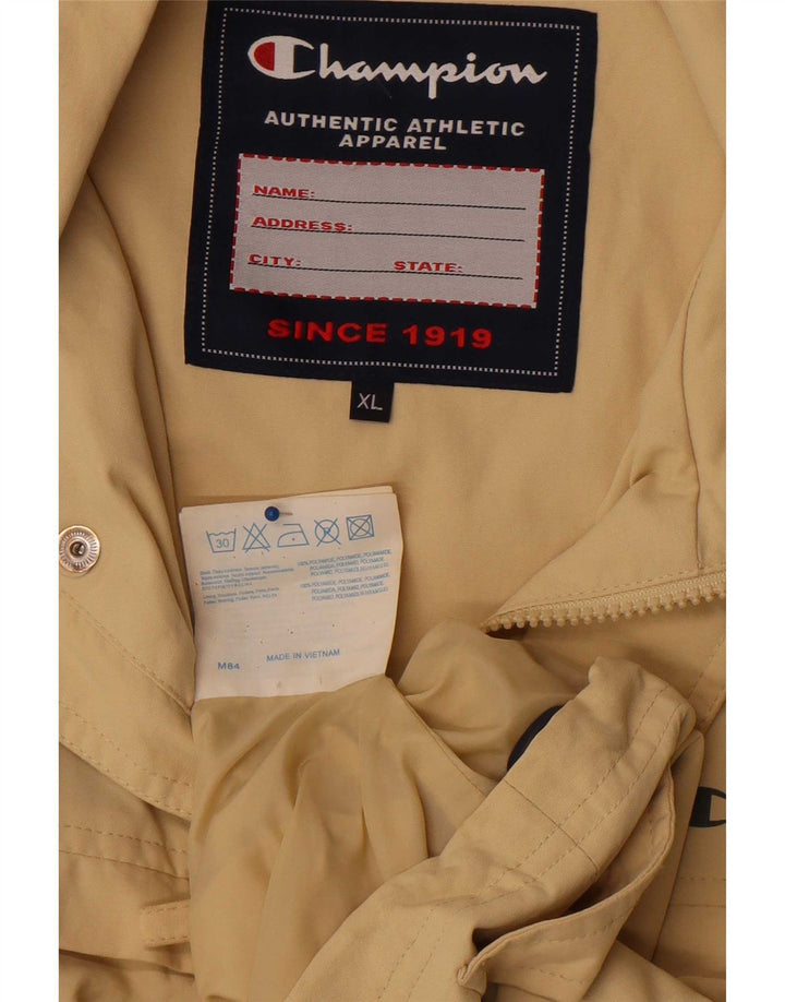 Jaqueta utilitária masculina Champion UK 42 XL poliamida bege