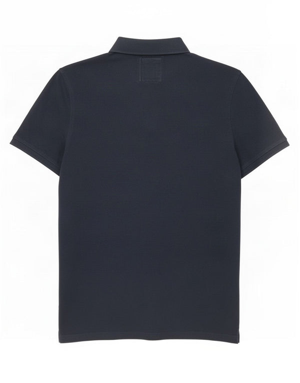 Camisa polo masculina XL da Crew Clothing algodão azul marinho