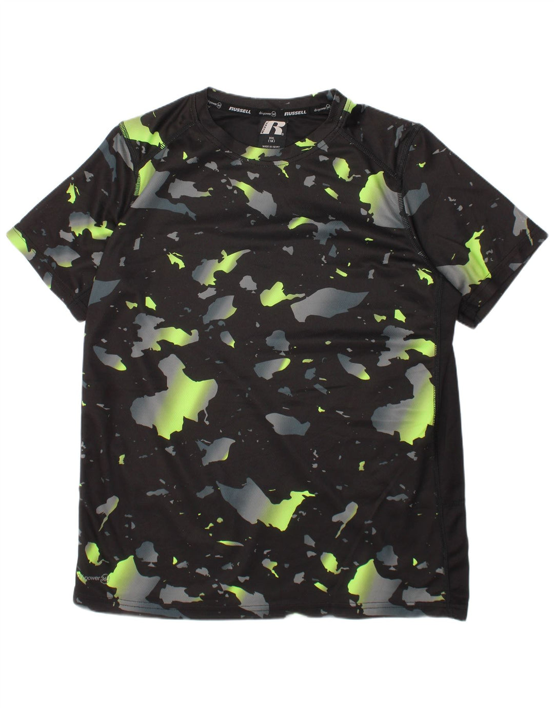 RUSSELL ATLÉTICO Boys Dri-Power Camiseta Top 15-16 Anos 2XL Preto