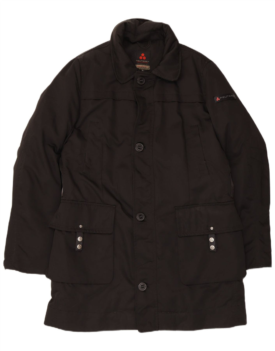 Jaqueta corta-vento masculina PEUTEREY UK 42 XL poliéster preto