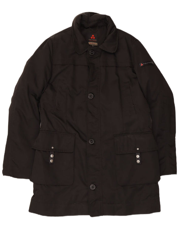 Jaqueta corta-vento masculina PEUTEREY UK 42 XL poliéster preto