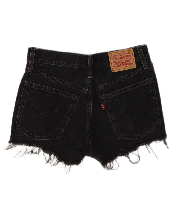 Shorts jeans feminino Levi's 501 W24 XS algodão cinza