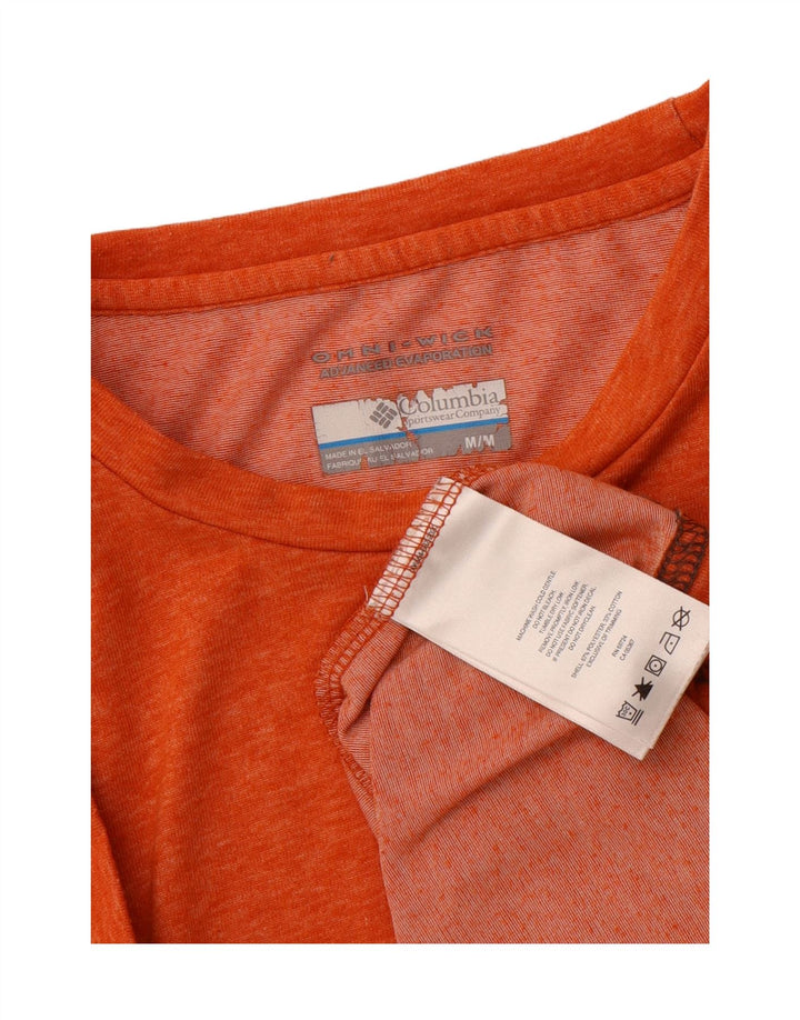 Camiseta masculina COLUMBIA Top médio algodão laranja