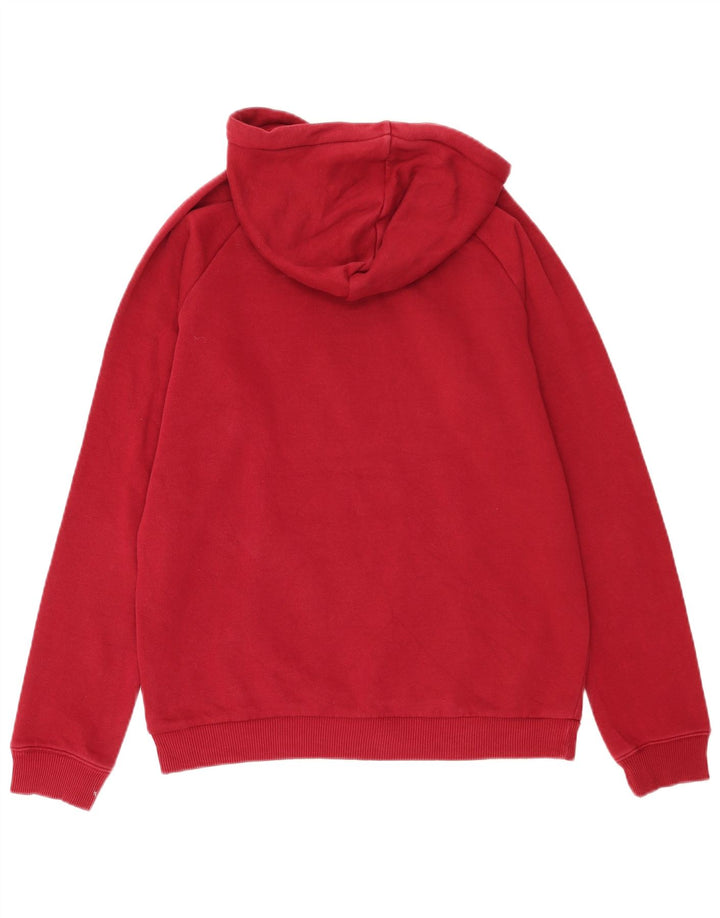 Adidas Mens Graphic Hoodie Jumper Médio Algodão Vermelho