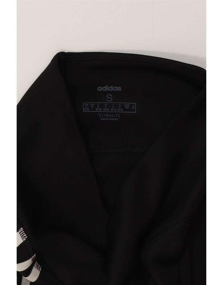 ADIDAS Womens Climalite Capri Leggings UK 8/10 Small Black