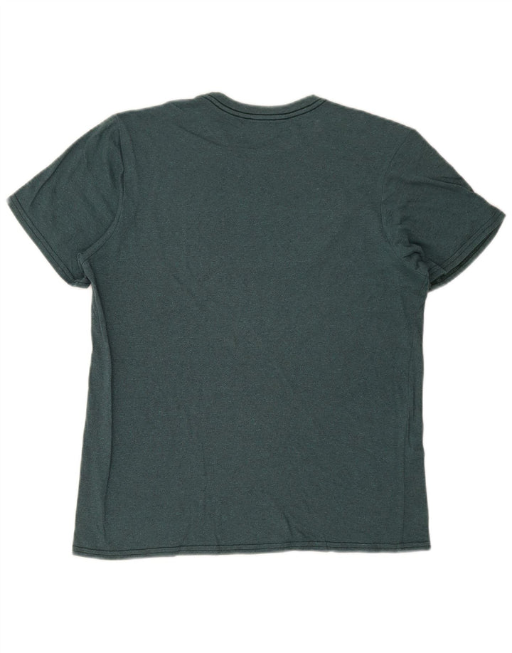Camiseta masculina Volcom Modern Fit Graphic Top de algodão verde médio