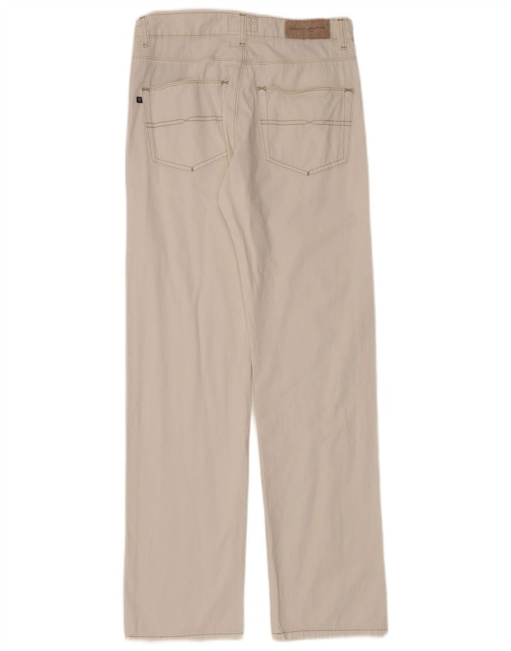 Jeans retos masculinos Gant W31 L33 algodão branco