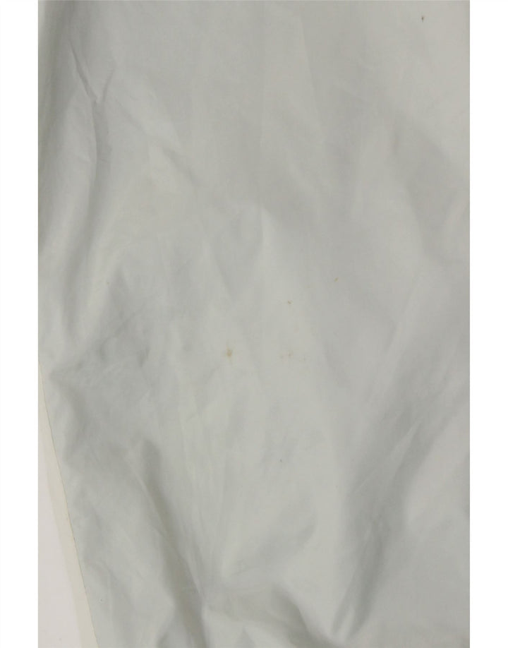 Jaqueta de chuva feminina com capuz Invicta UK 10 poliéster branco pequeno