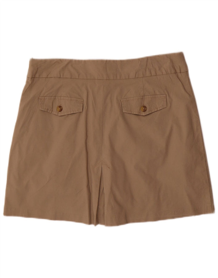 Dockers Womens Skort US 10 Grande Algodão Bege