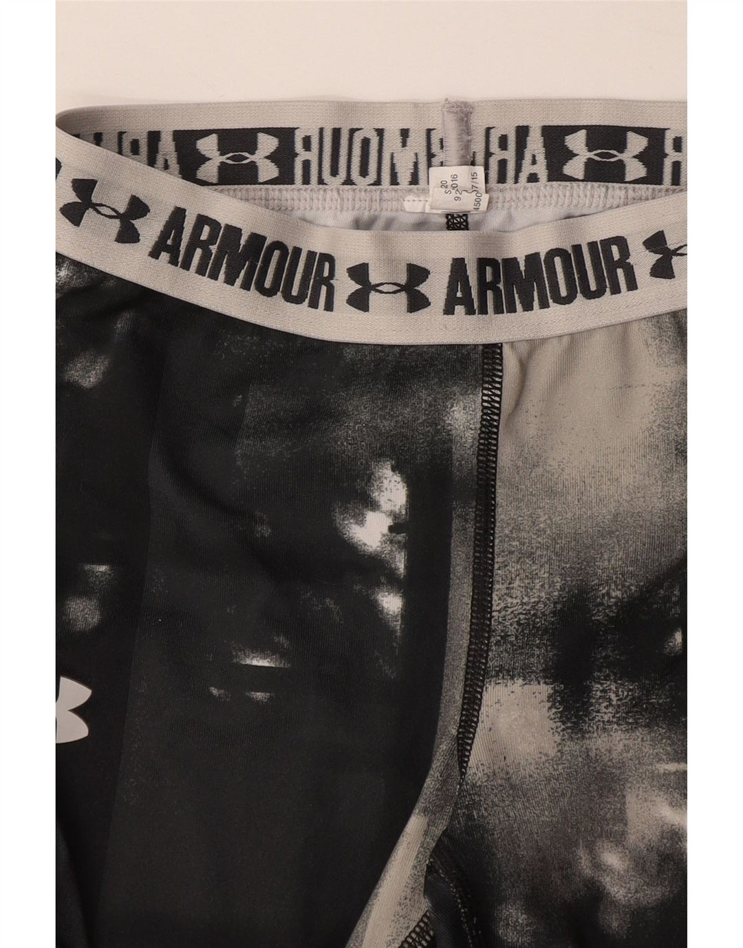 Leggings capri estampadas para meninas UNDER ARMOUR 7-8 anos cinza tie-dye