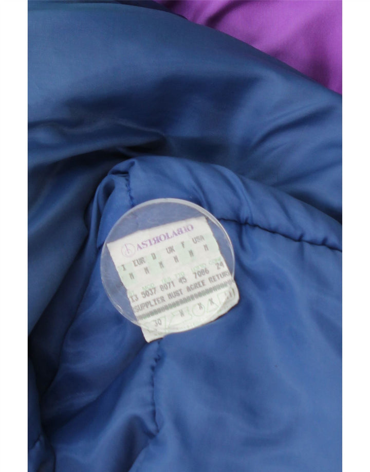 Jaqueta de esqui masculina Astrolabio com capuz Reino Unido 38 bloco colorido azul marinho médio