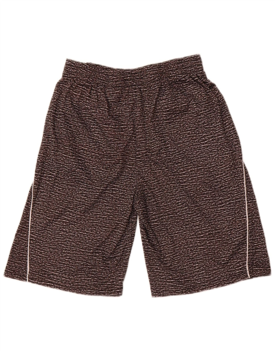 Shorts esportivos Puma Boys 14-15 anos grandes esportivos pretos de poliéster manchado